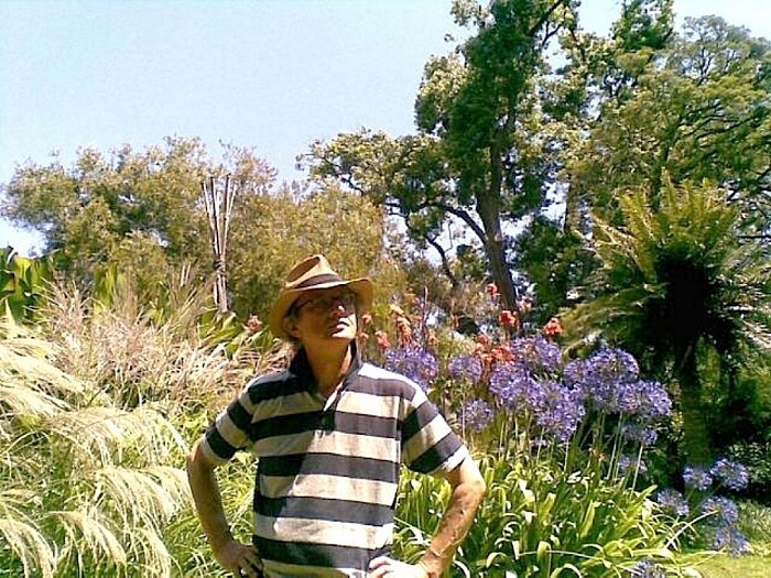 Waldemar A.S. Buczynski at the Royal Botanical Gardens in Melbourne