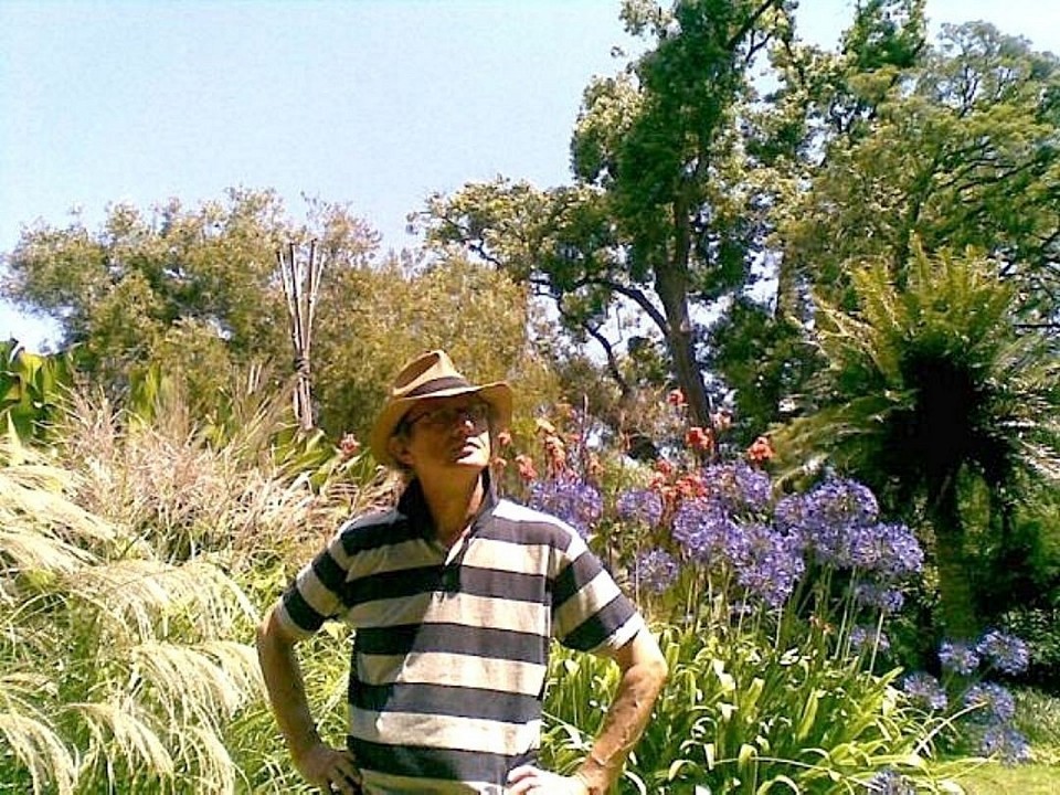 Waldemar A.S. Buczynski at the Royal Botanical Gardens in Melbourne 